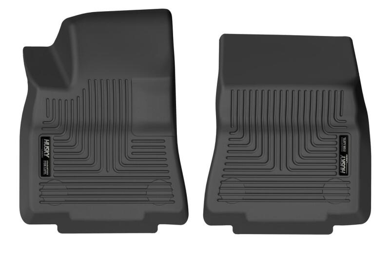 Tesla Y Floor Mats - Front - Husky Liners - X-act Contour - Black - `20-`22 Tesla Y Floor Mats - Front - Husky Liners - X-act Contour - Black - `20-`22